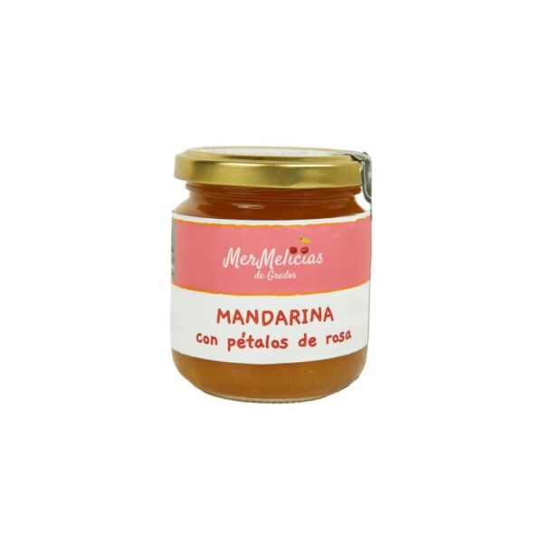 Mermelada de Mandarina con pétalos de rosa - Mermelicias de Gredos